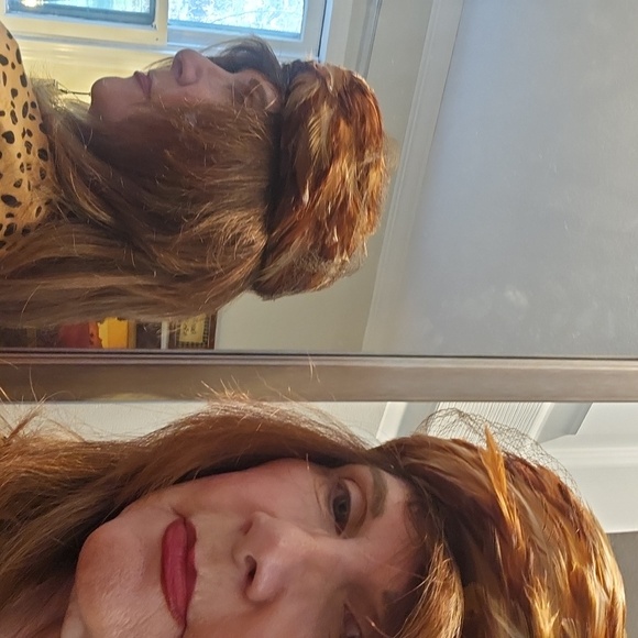 Valerie Modes Unique Feathered, Meshed Toque or Pill Box Hat - Picture 8 of 12